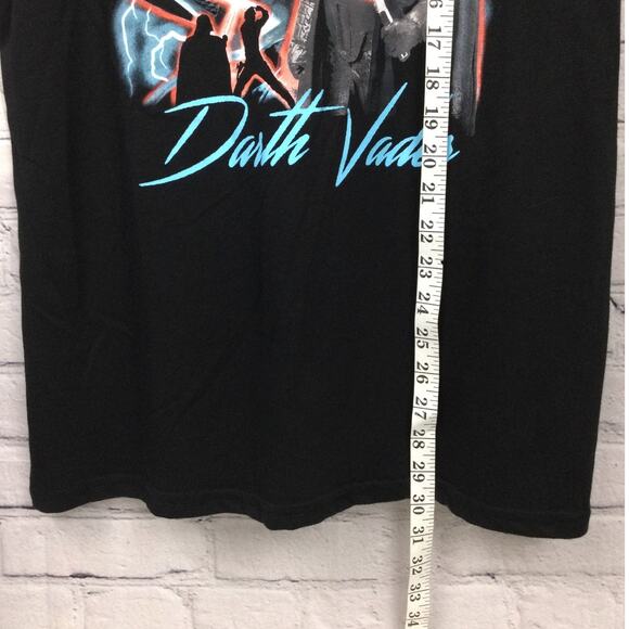 Star Wars Darth Vader Mad Engine Three Vader Moon Black Graphic T-shirt Men's M - Picture 7 of 7
